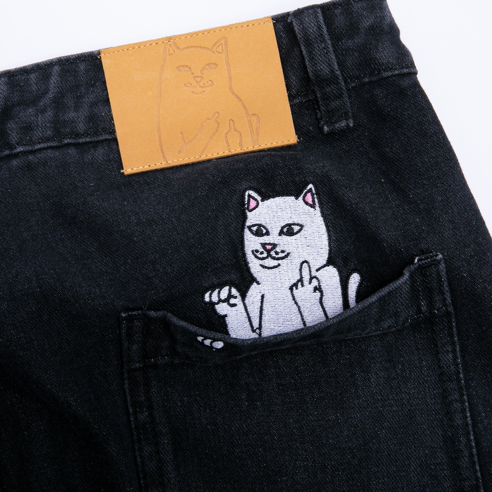 RIPNDIP La Brea Denim Pants (Black Medium Wash)