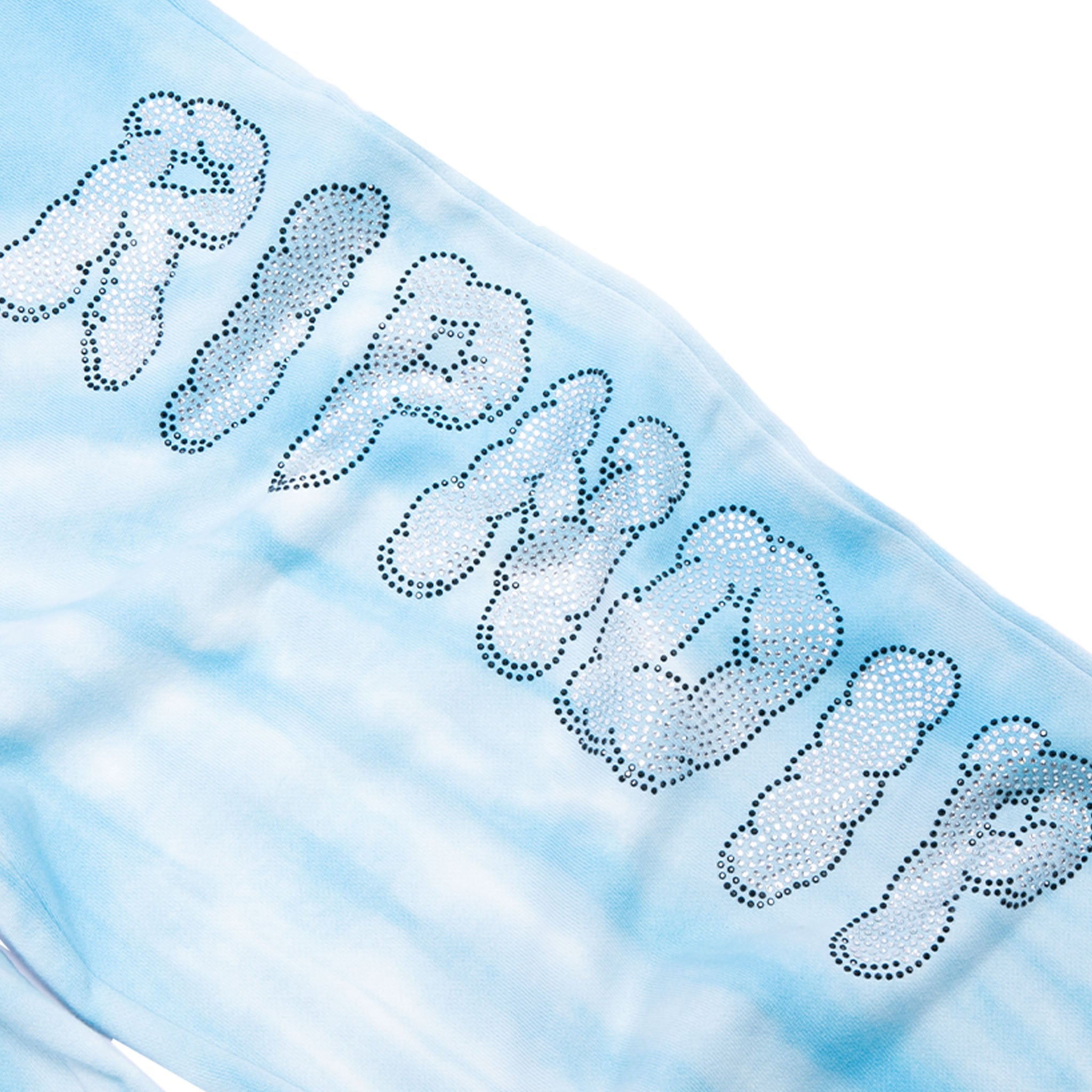 RIPNDIP Sent From Heaven Sweatpants (Light Blue Spiral Dye)