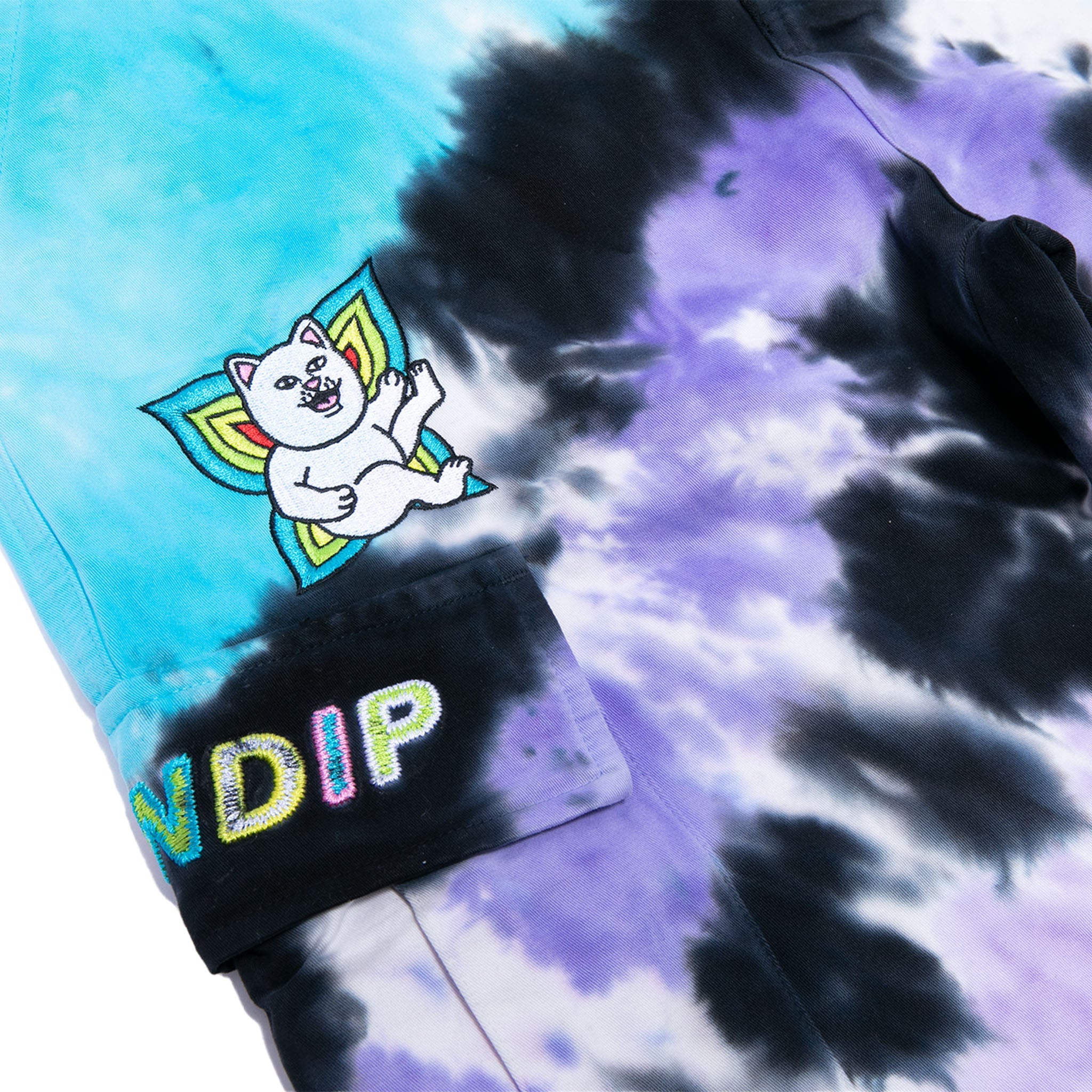 RIPNDIP Promised Land Cargo Pants (Purple/Blue)