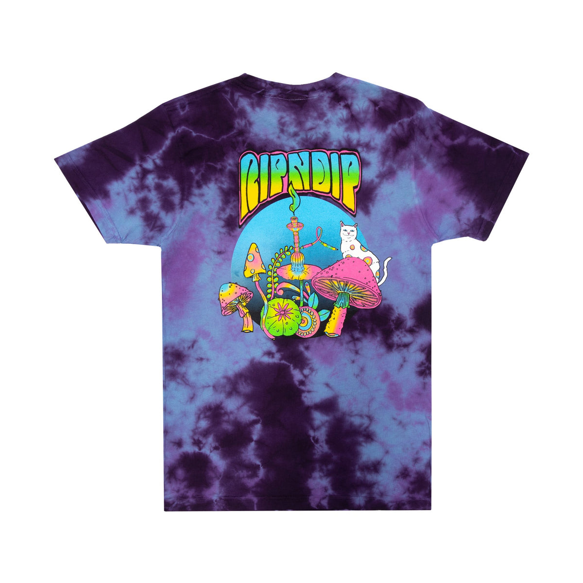 RipNDip Psychedelic Nermal Pocket Tee (Blue/Purple Lightning)