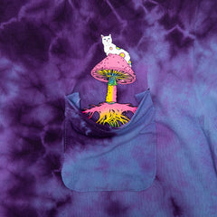 RipNDip Psychedelic Nermal Pocket Tee (Blue/Purple Lightning)