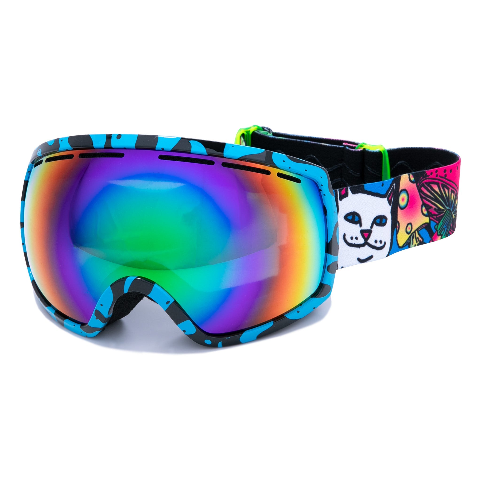 RIPNDIP Psychedelic Goggles (Black/Blue)
