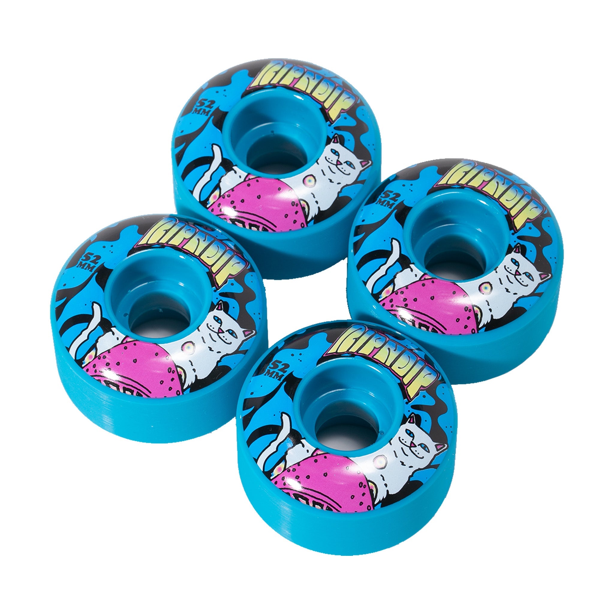 RIPNDIP Psychedelic Skate Wheels (Blue)