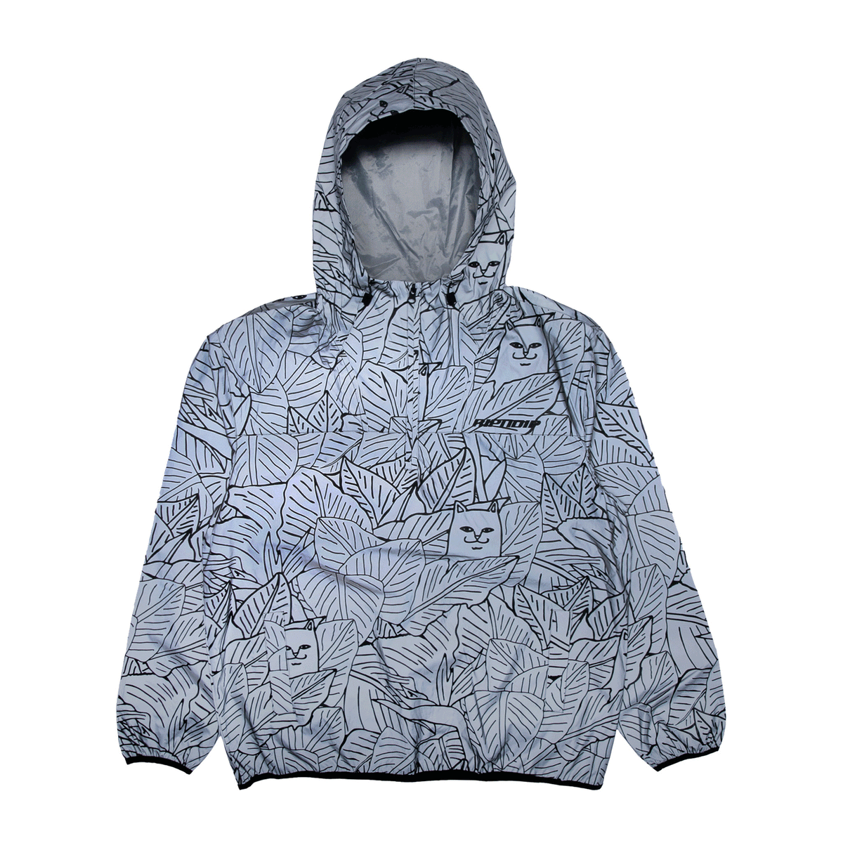 RIPNDIP Nermal Leaf Reflective Anorak Jacket (Reflective)