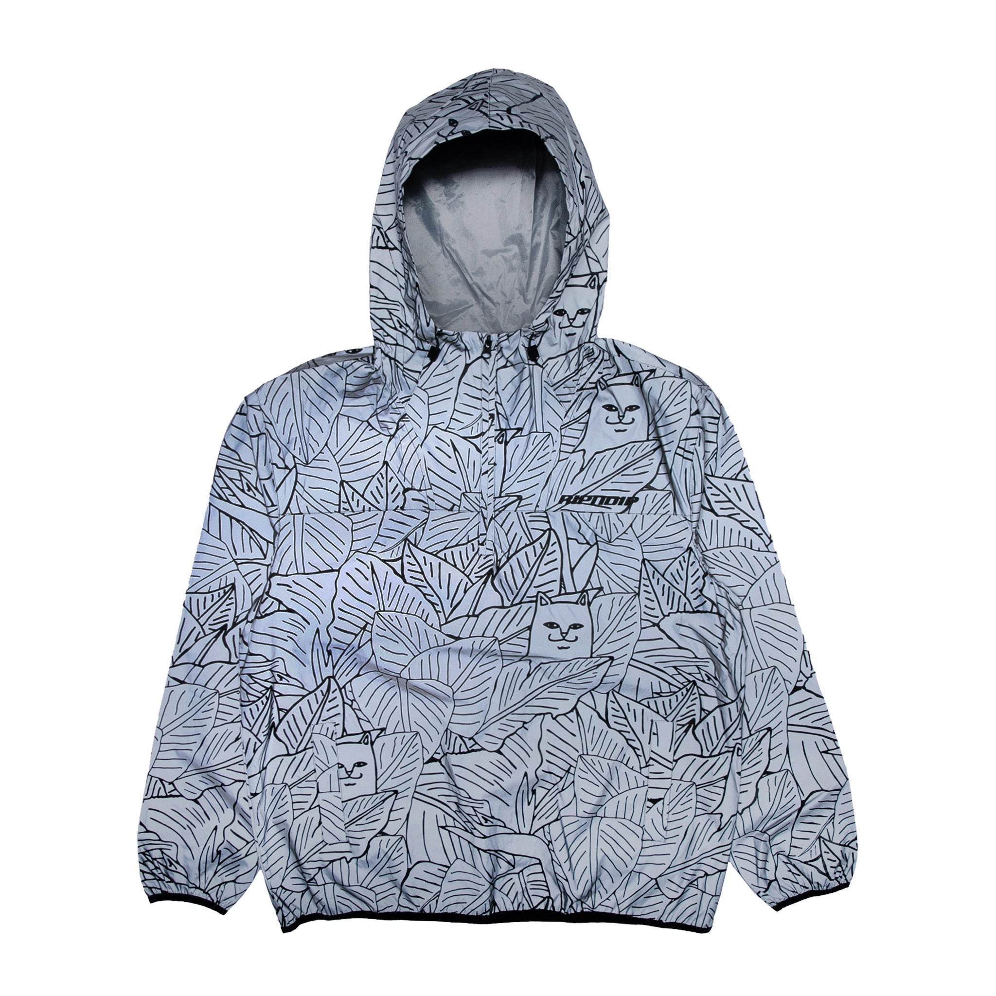 RIPNDIP Nermal Leaf Reflective Anorak Jacket (Reflective)