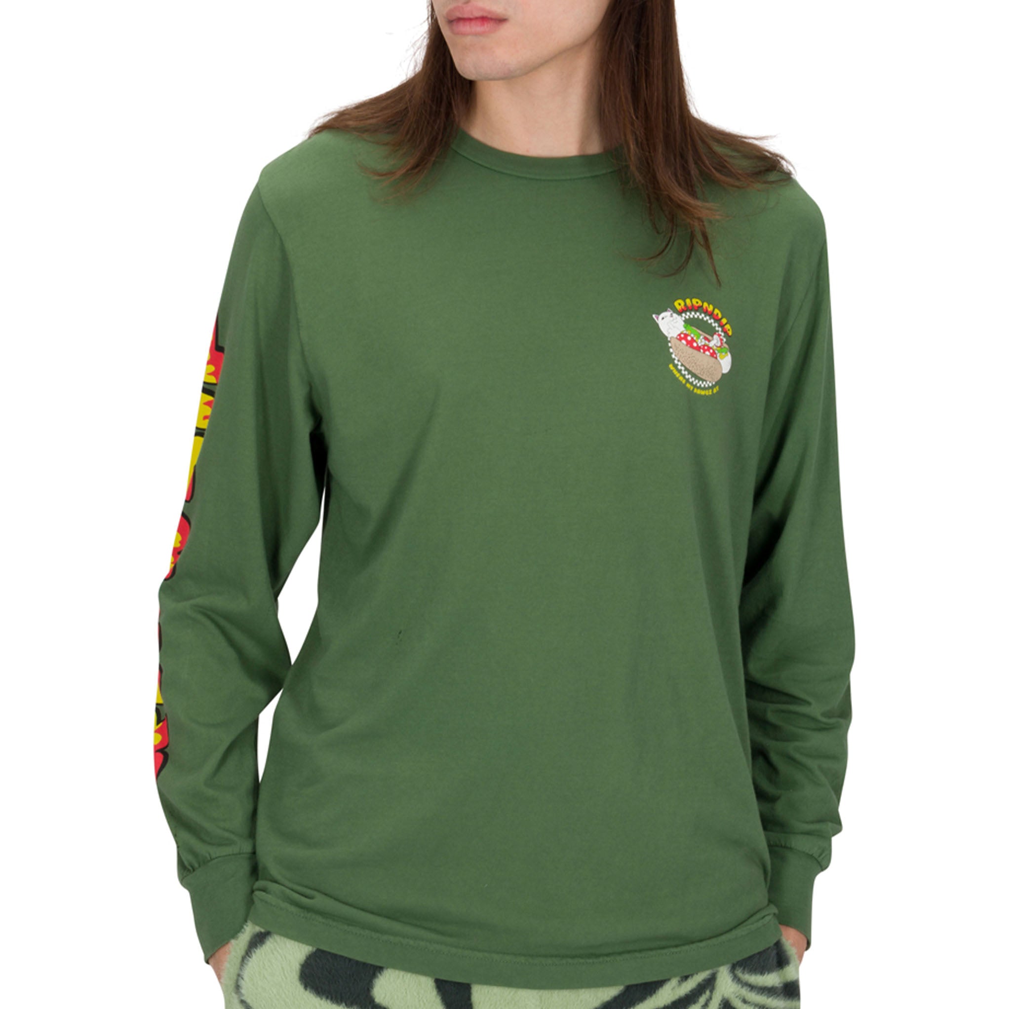 RIPNDIP Glizzy Long Sleeve (Olive)