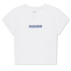 RIPNDIP Rich Spirit Cropped Baby Tee (White)