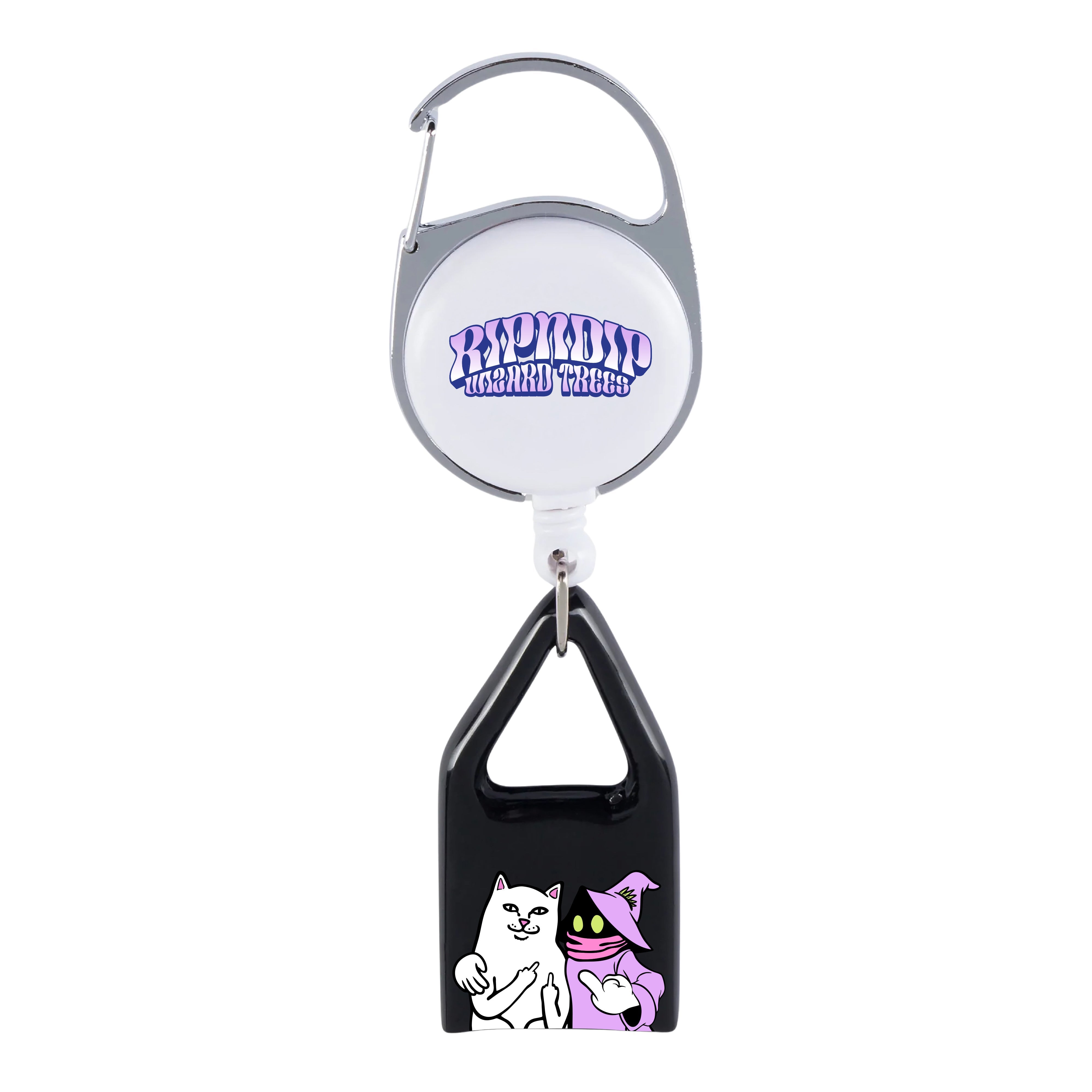 RIPNDIP Wizard Trees BFF's Retractable Keychain (Black)