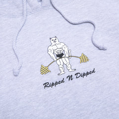 RIPNDIP Ripped n Dipped Hoodie (Ash Heather)