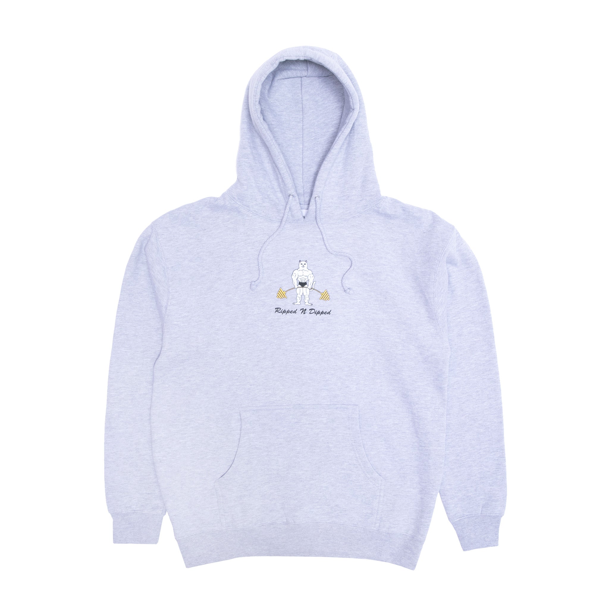 RIPNDIP Ripped n Dipped Hoodie (Ash Heather)