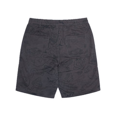 RIPNDIP Nerm Doodle Twill Shorts (Chocolate)