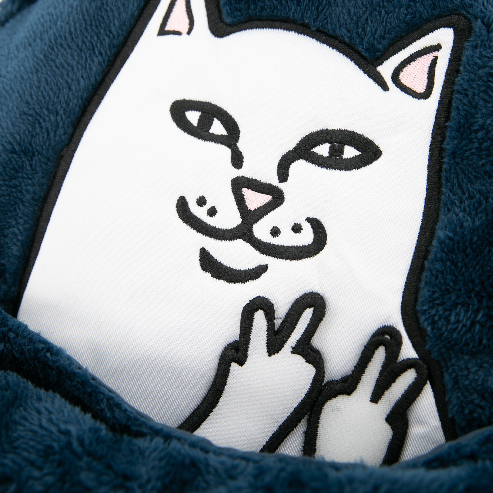 RIPNDIP Lord Nermal Sherpa Backpack (Navy)