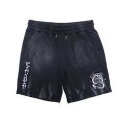 RIPNDIP Mystic Jerm Sweatshorts (Black Faded Wash)