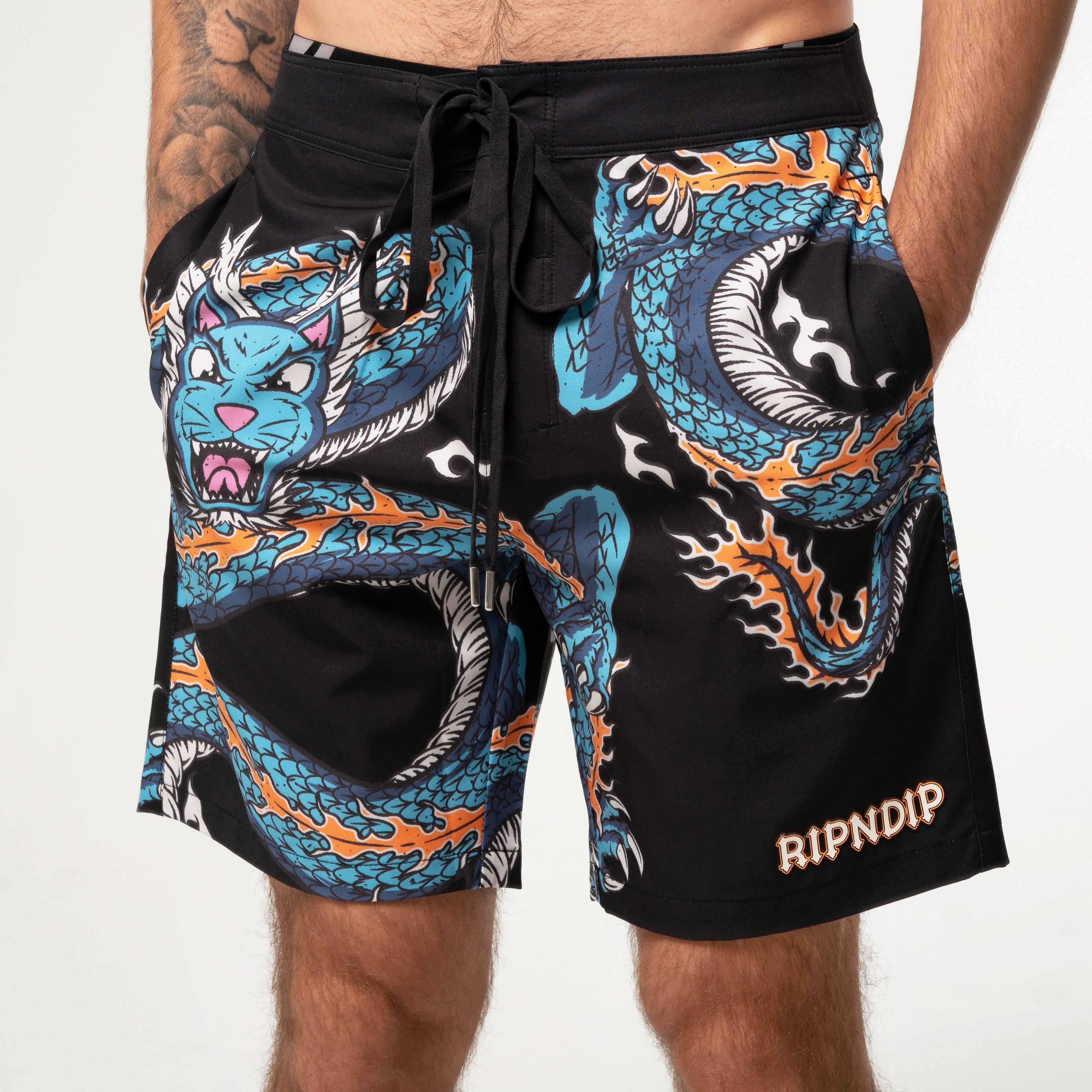 RIPNDIP Shen Nerm Swim Shorts (Black)