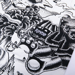 RIPNDIP Dark Twisted Fantasy Twill Shorts (Black/White)