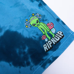 RIPNDIP Space Gang Sweatshorts (Navy Lightning Wash)