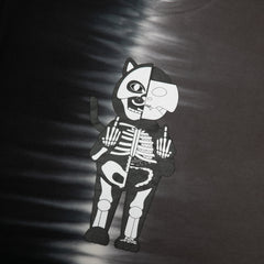 RIPNDIP Skelly Anatomy Split Tie Dye Tee (Black/Charcoal Split Tie Dye)