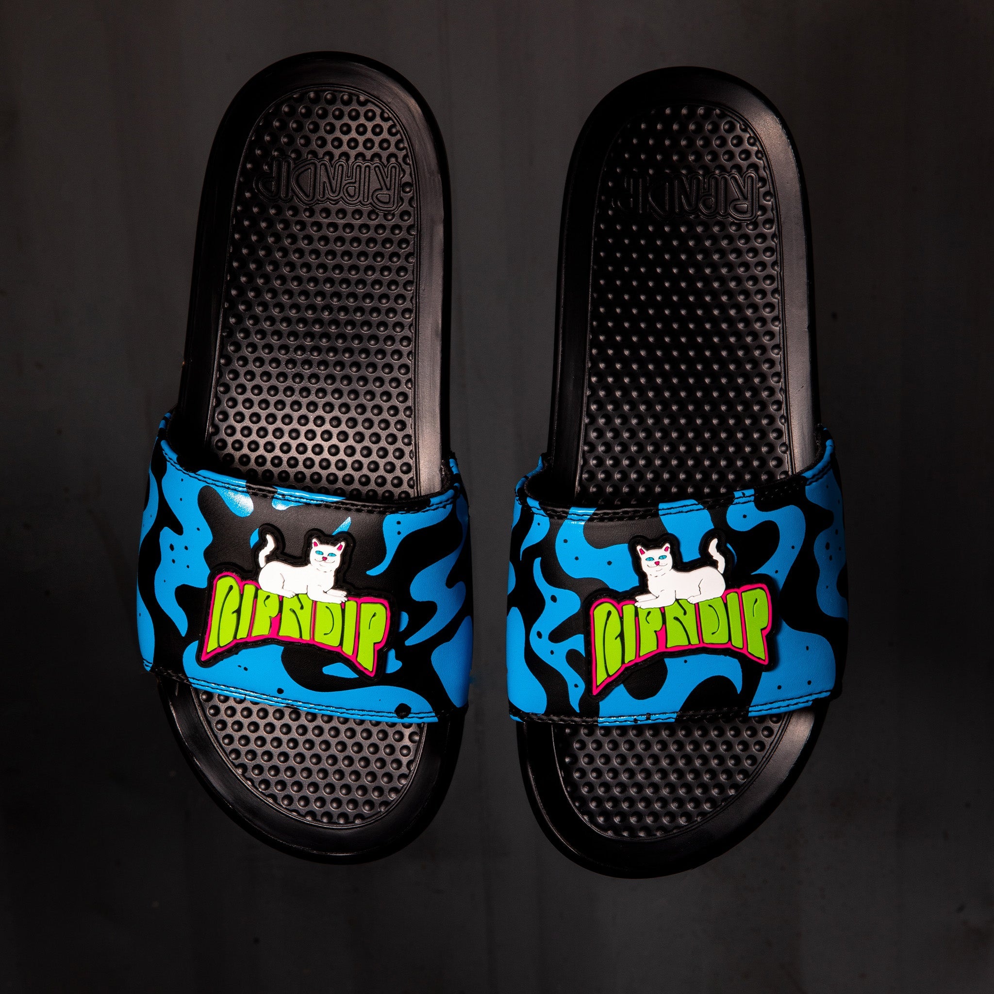 Nicecin Psychedelic Slides (Black)