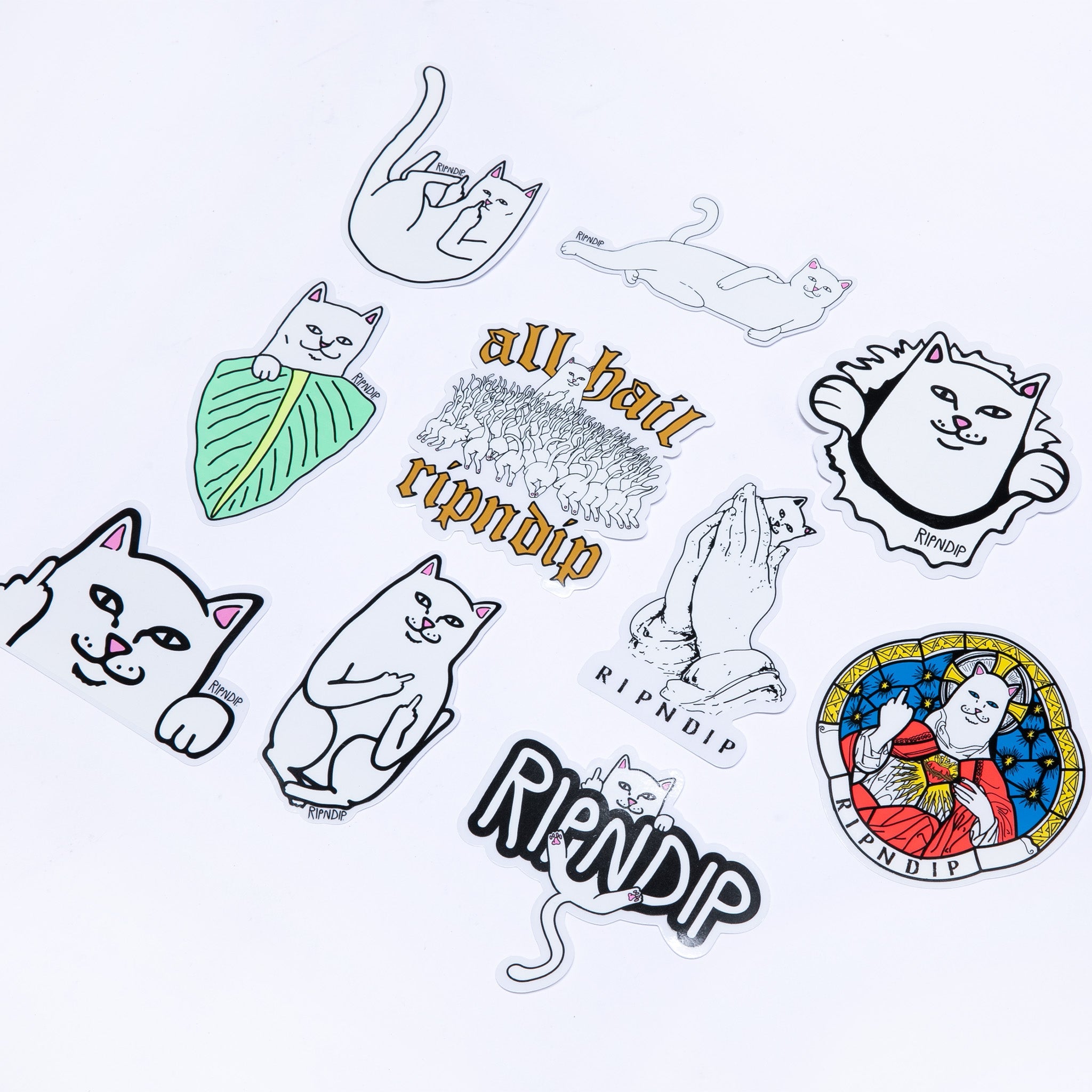 RIPNDIP Nermal Sticker Pack (Multi)