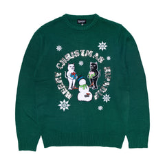 RIPNDIP Tis The Season Sweater (Hunter Green)