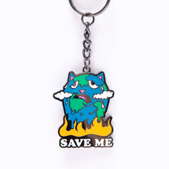 RIPNDIP Save The World Keychain (Black)