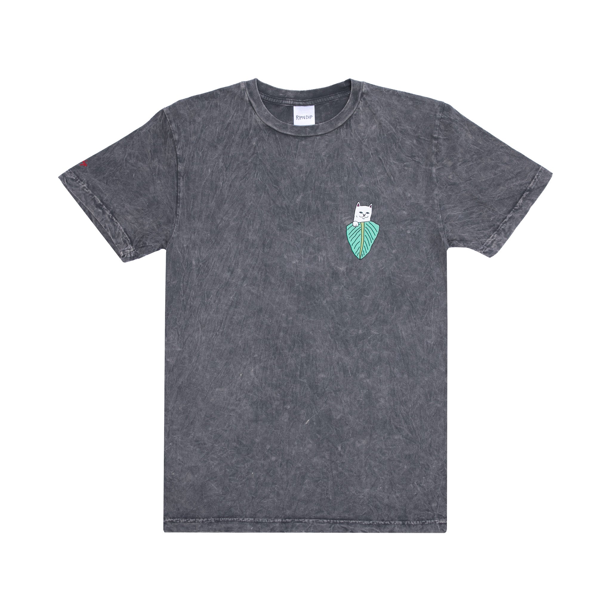 RIPNDIP Nermal Portrait Tee (Charcoal Mineral Wash)