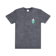 RIPNDIP Nermal Portrait Tee (Charcoal Mineral Wash)