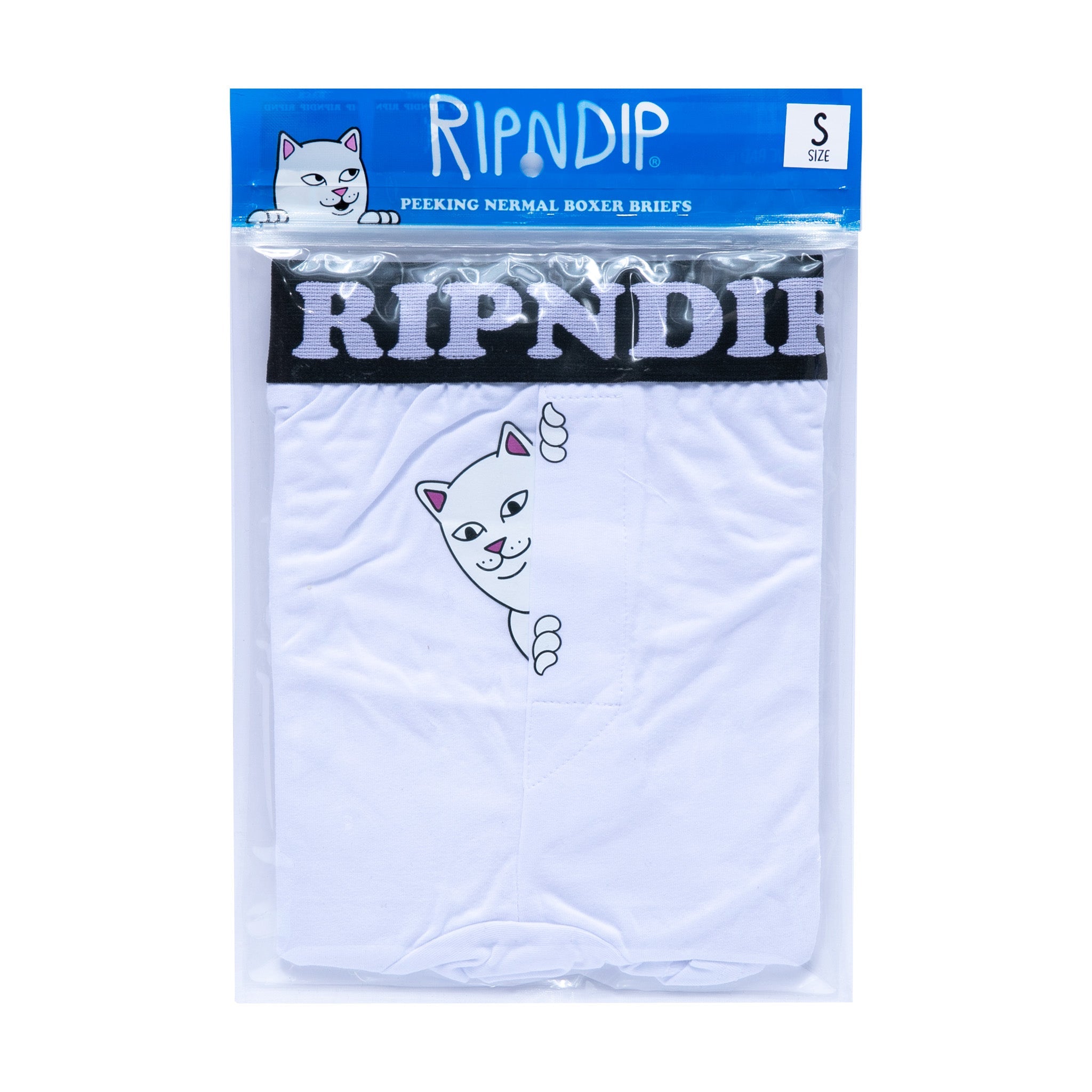 RIPNDIP Peek A Nermal Boxers  (White)