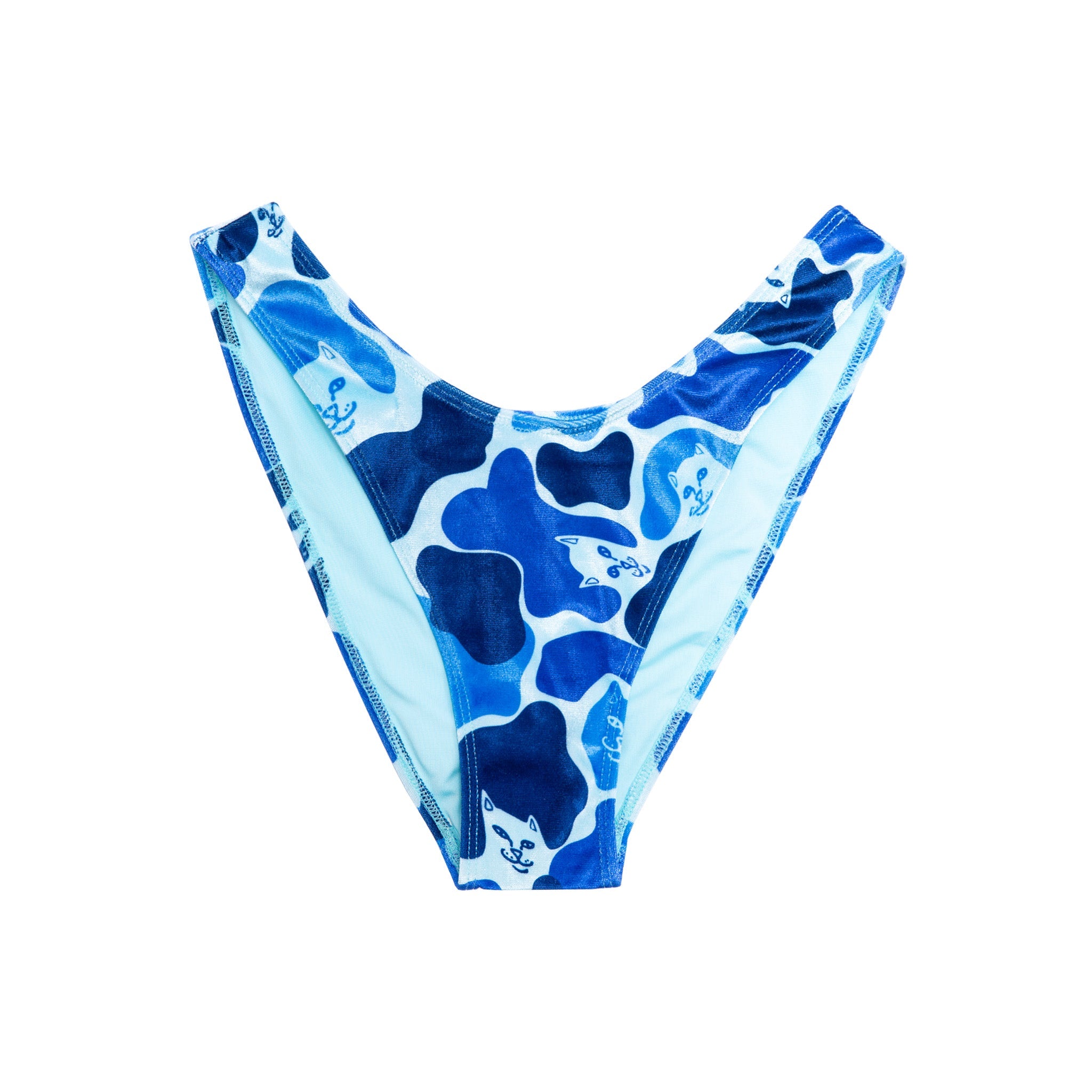348140 Nerm Camo Cheeky Bikini Bottom (Blue Camo)