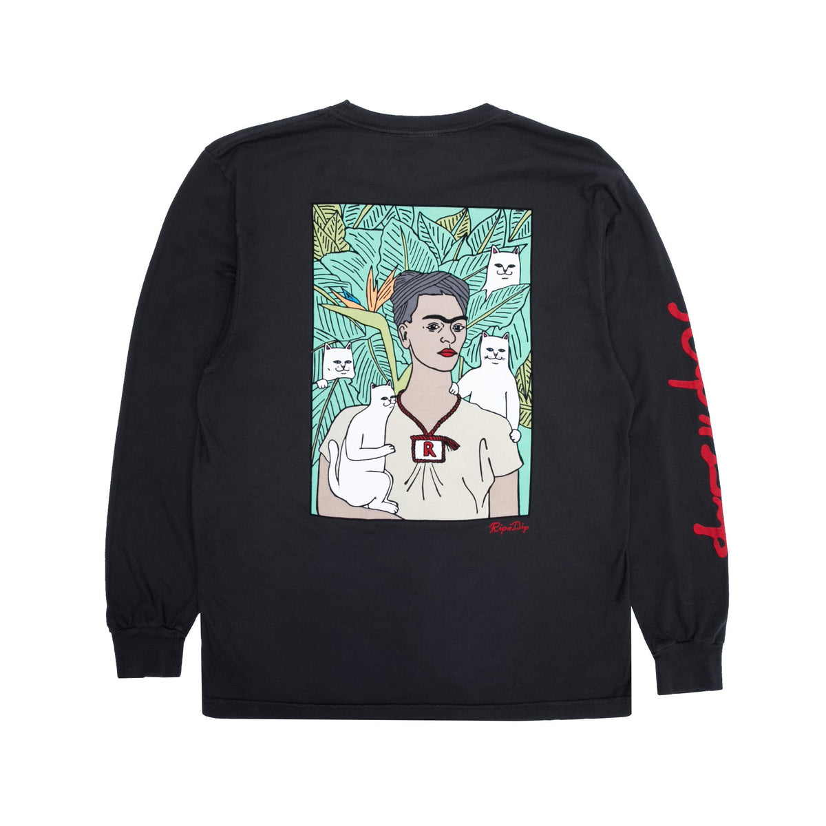 RipNDip Nermal Portrait L/S (Vintage Black)