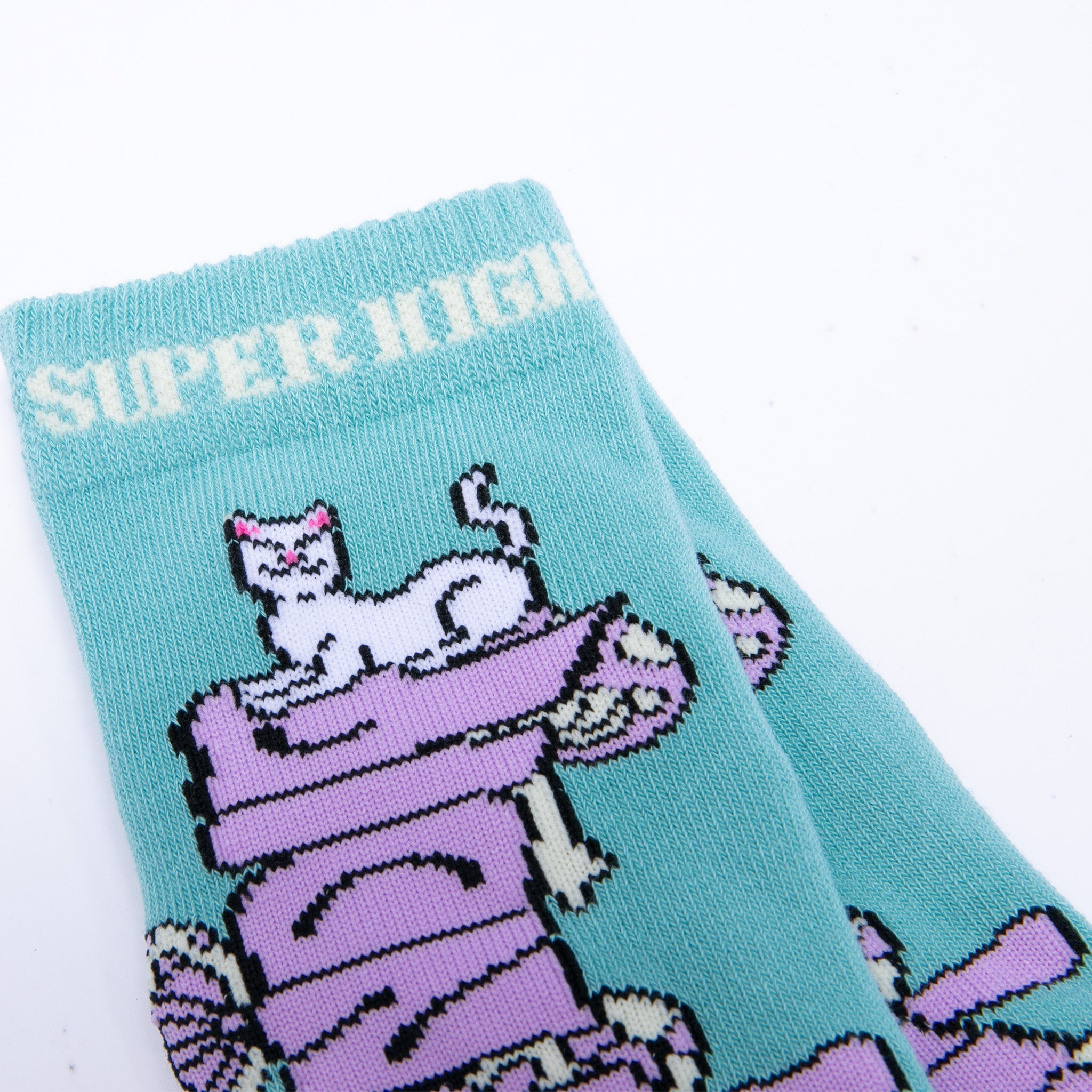 RIPNDIP Super Psychedelic Socks (Sage/Lavender)