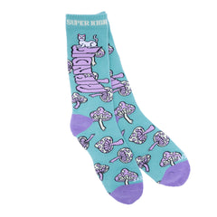 RIPNDIP Super Psychedelic Socks (Sage/Lavender)