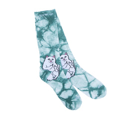 RIPNDIP Lord Nermal Socks (Pine Tie Dye)