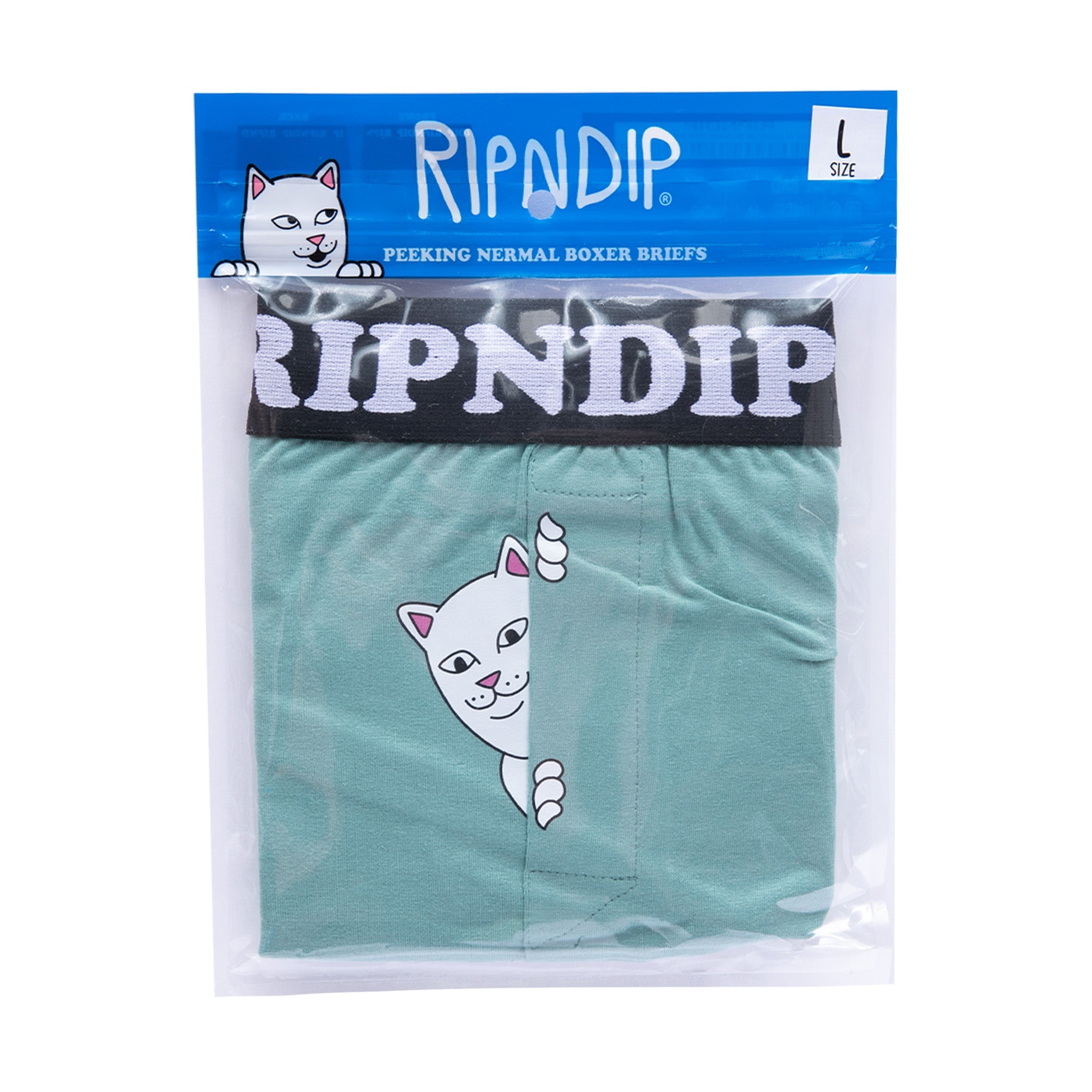 RIPNDIP Peek A Nermal Boxers (Pine)