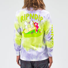 RIPNDIP Sharing Is Caring Long Sleeve (Neon/Lavender Dye)