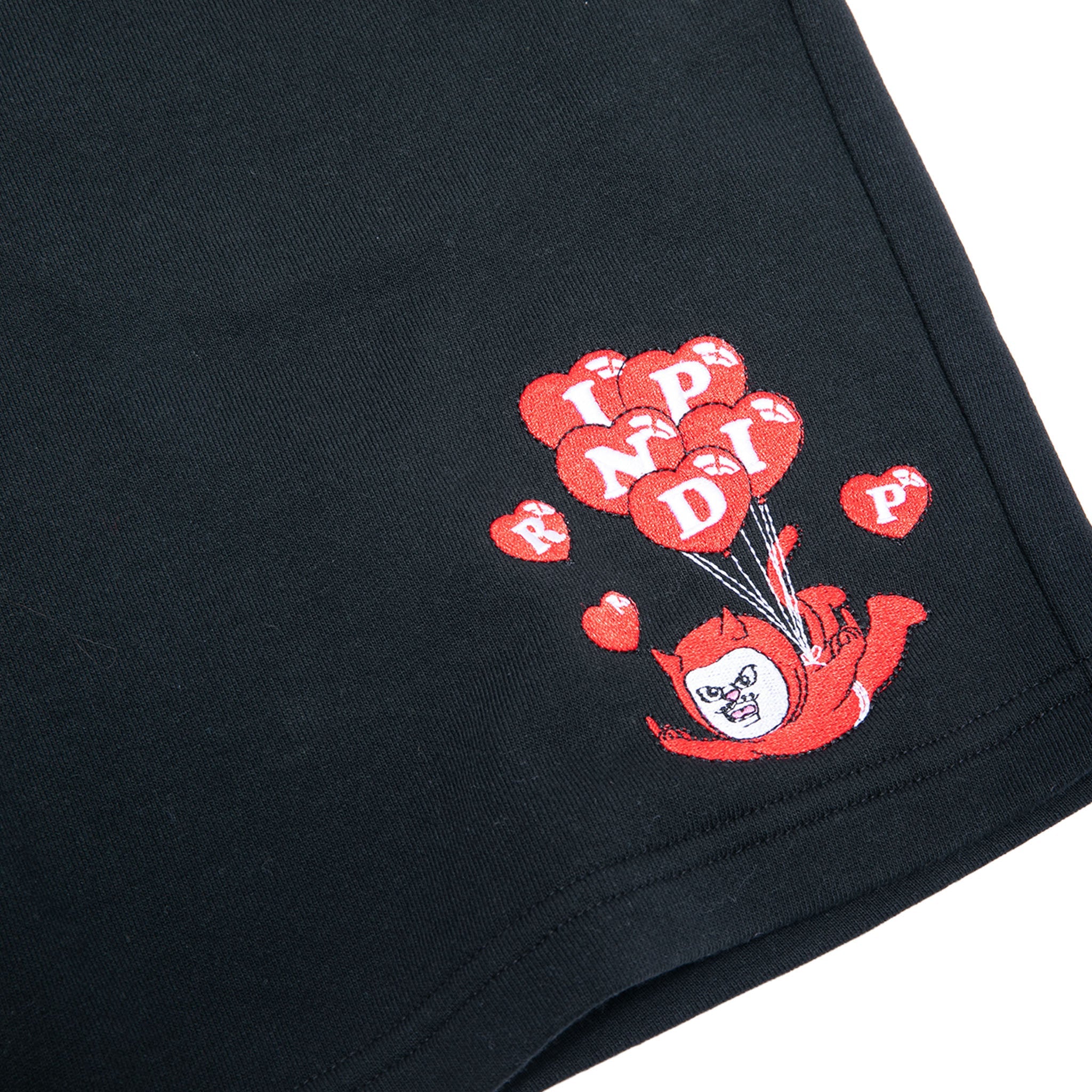 RIPNDIP Cupids Nightmare Sweatshorts (Black)