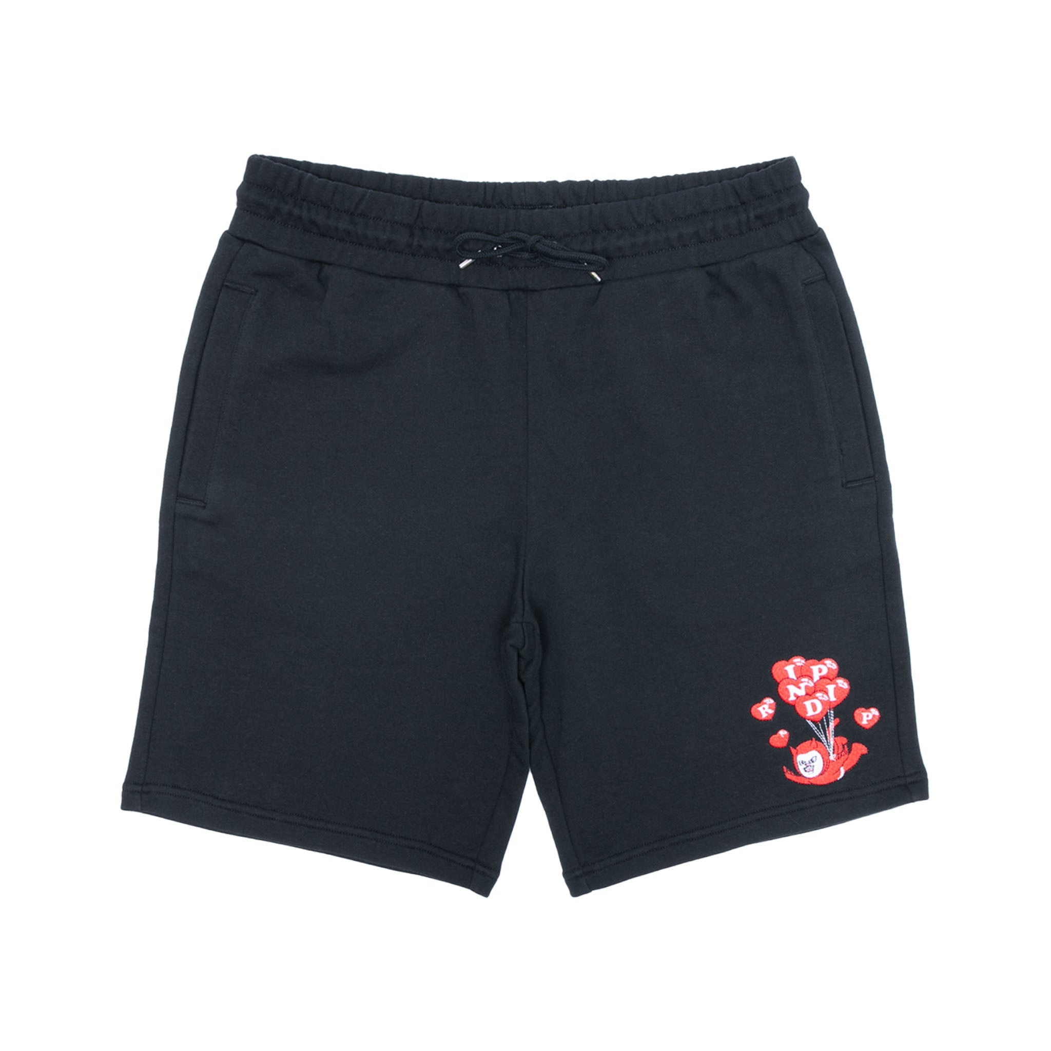 RIPNDIP Cupids Nightmare Sweatshorts (Black)