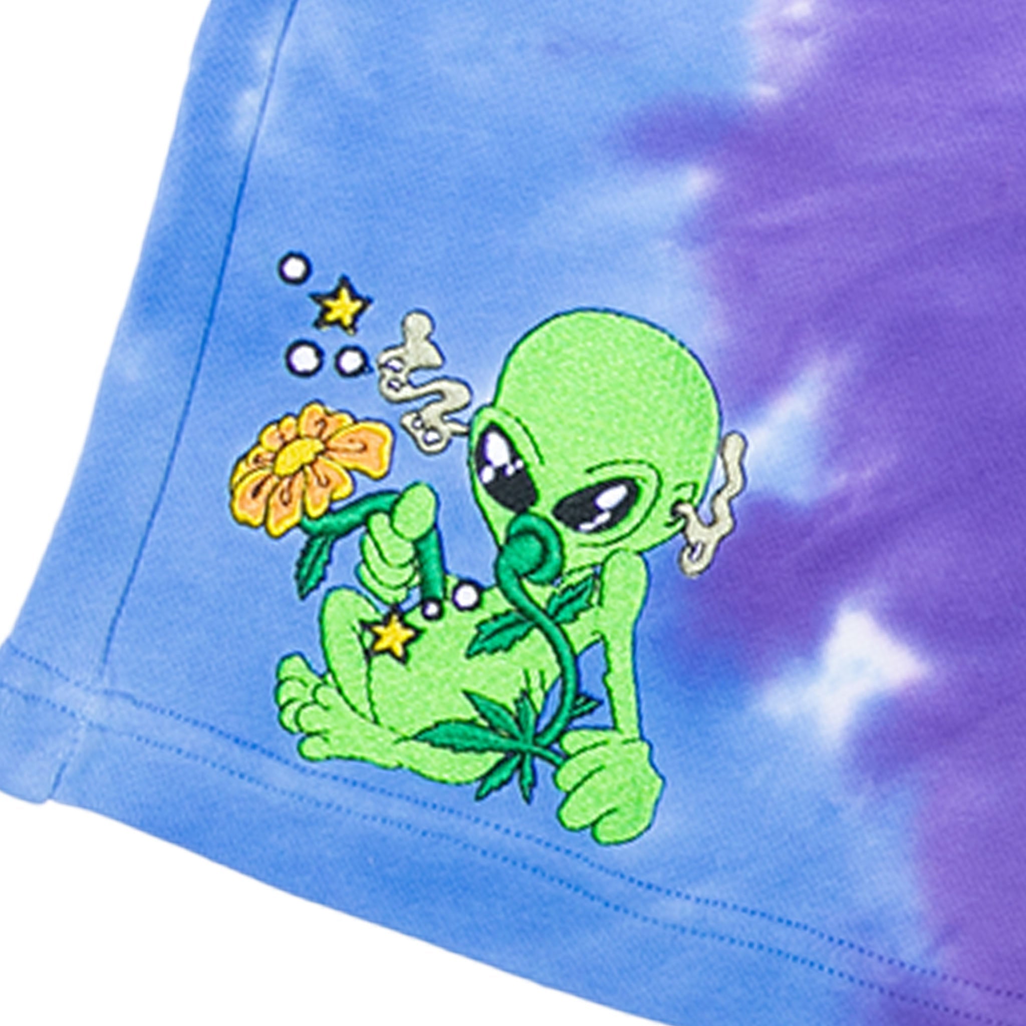RIPNDIP Friday Jr Sweatshorts (Purple/Lilac Spiral Dye)