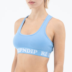 RIPNDIP Peeking Nermal Sports Bra (Light Blue)