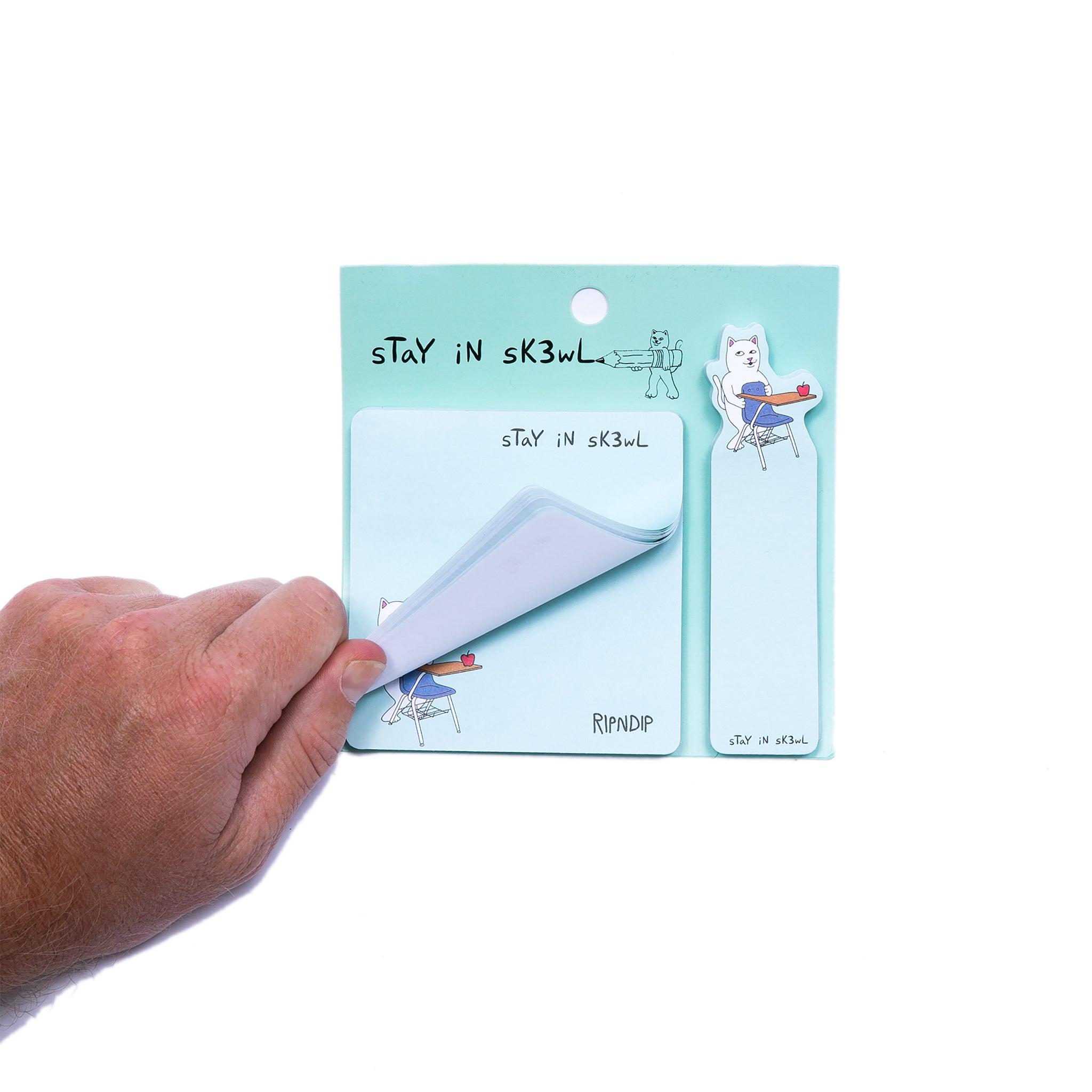 RIPNDIP Stay In Sk3wl Post It Note Pack (Multi)