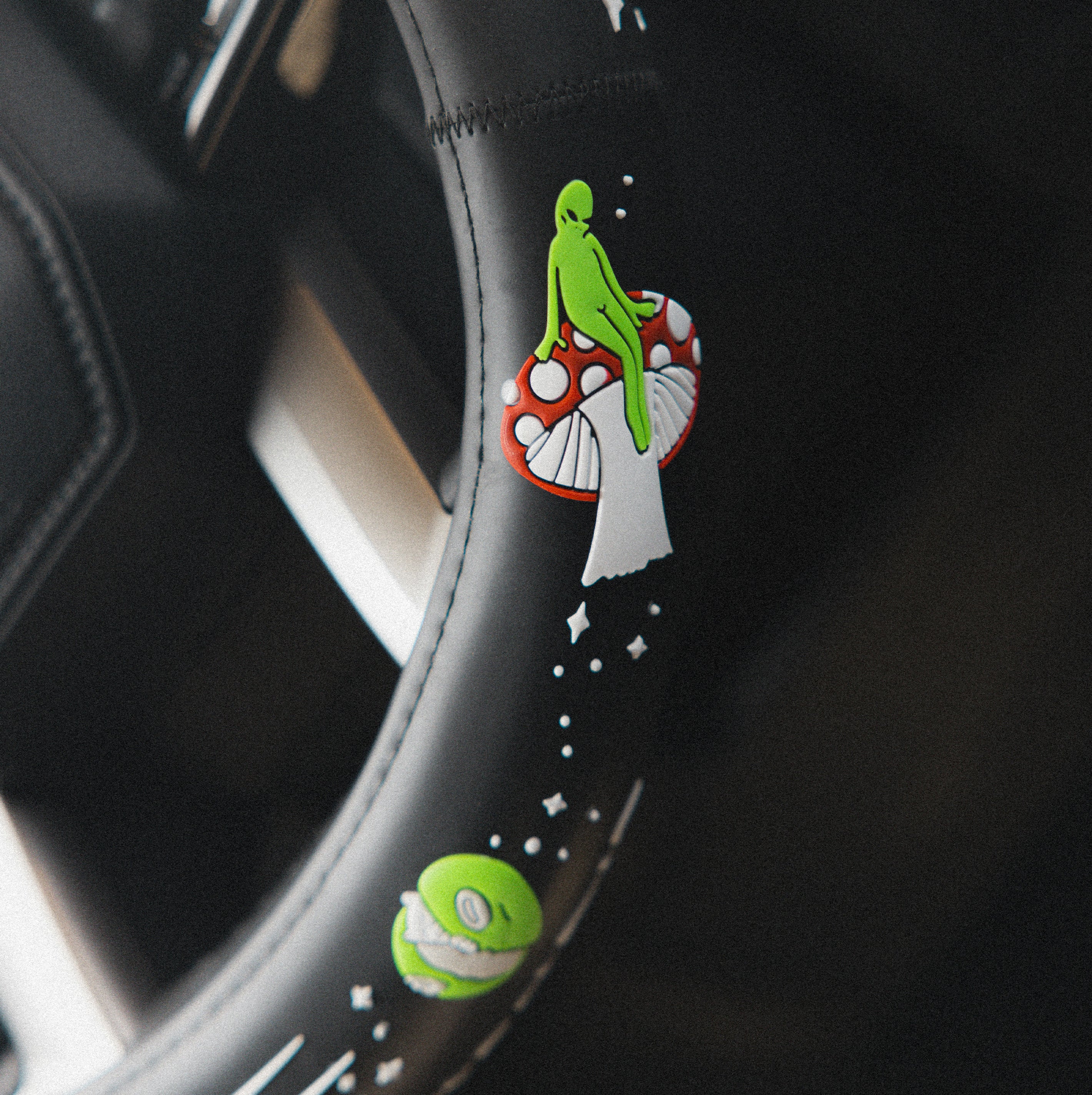 RIPNDIP We Out Here Steering Wheel Cover (Black)