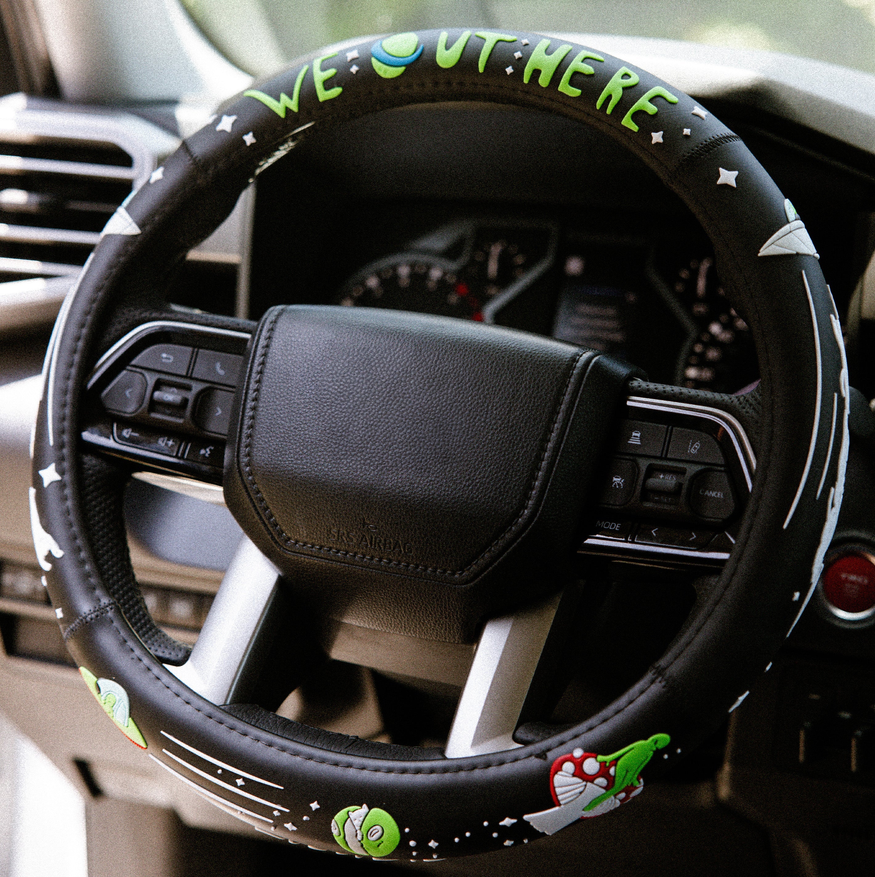 RIPNDIP We Out Here Steering Wheel Cover (Black)