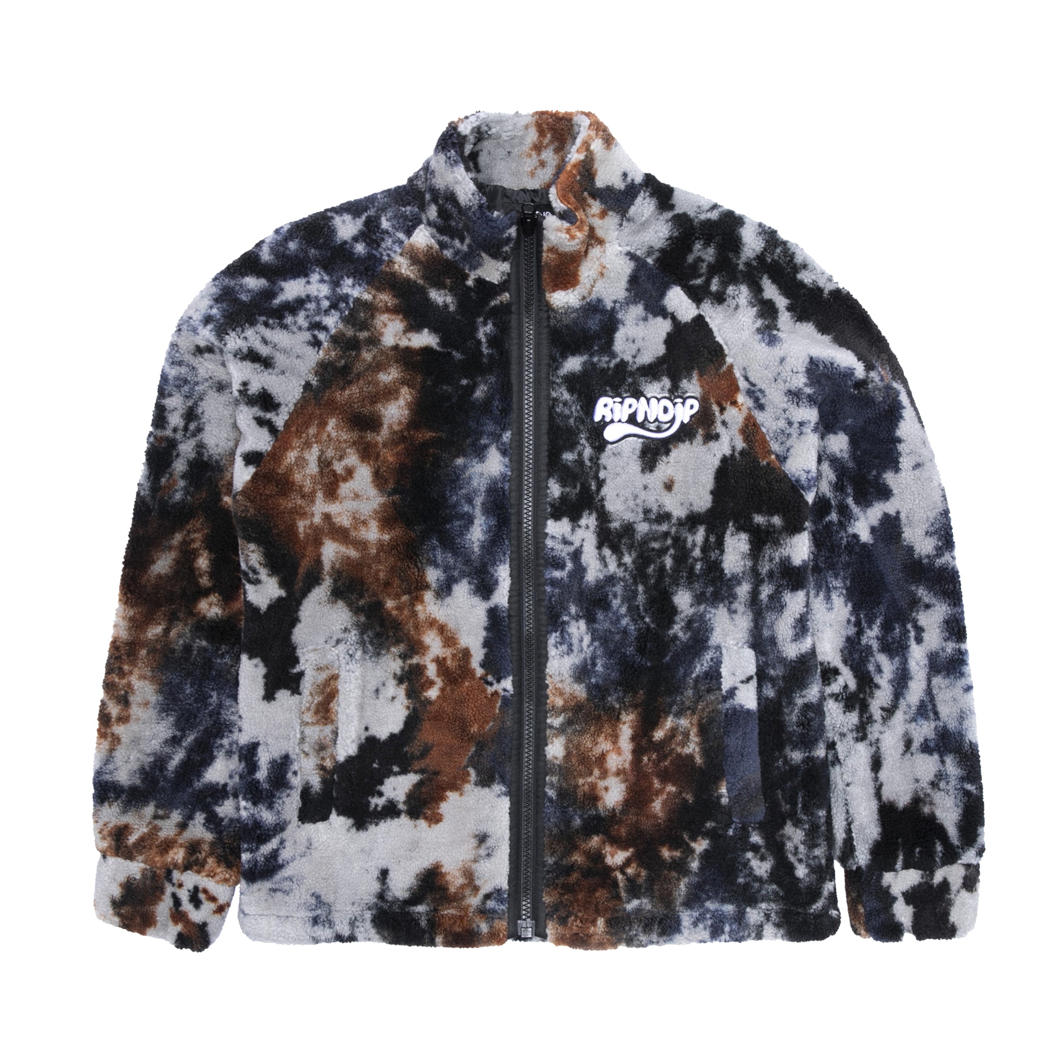 RIPNDIP RIPNTAIL Sherpa Jacket (Tie Dye)