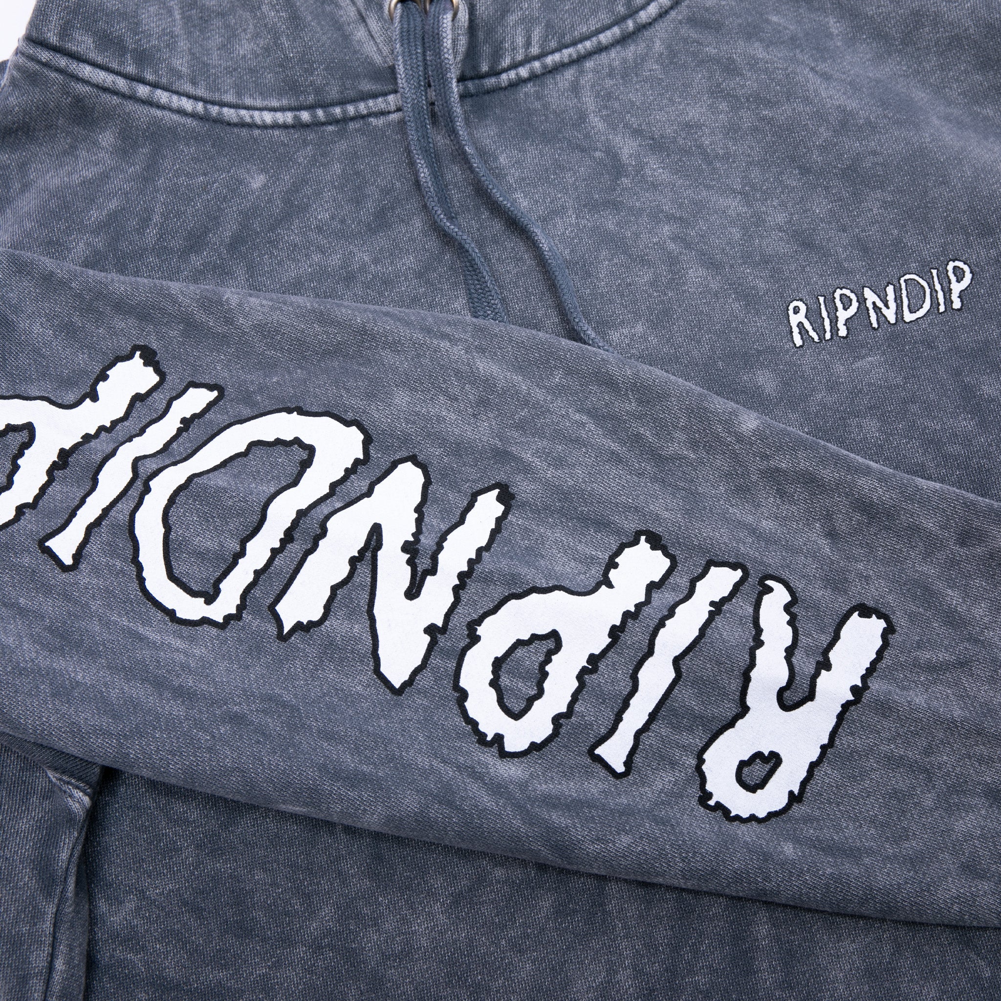 RIPNDIP Coco Nermal Hoodie (Grey Mineral Wash)