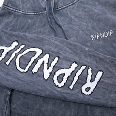 RIPNDIP Coco Nermal Hoodie (Grey Mineral Wash)