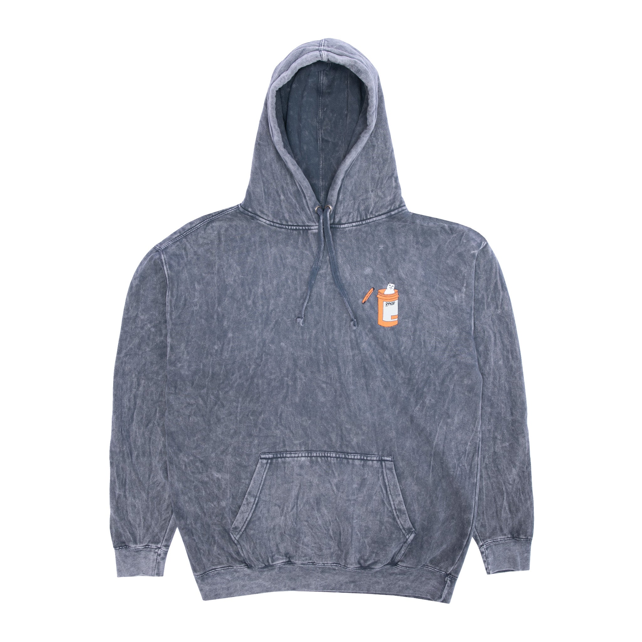 RIPNDIP Nermal Pills Hoodie (Grey Mineral Wash)