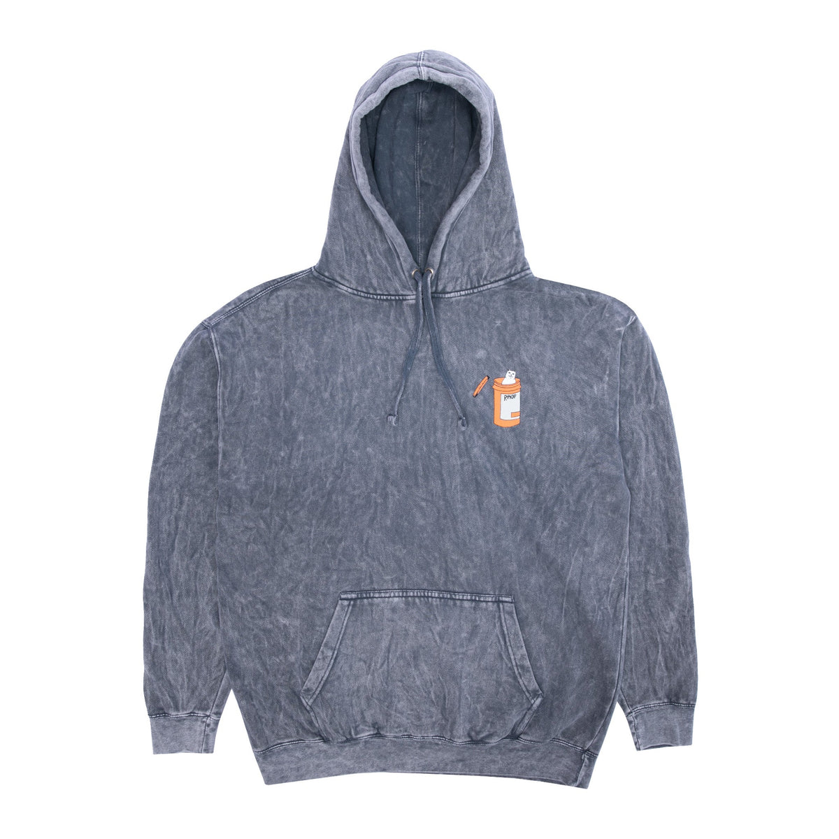 RIPNDIP Nermal Pills Hoodie (Grey Mineral Wash)