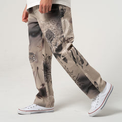 RIPNDIP Stargazing Carpenter Straight Leg Pants (Multi)