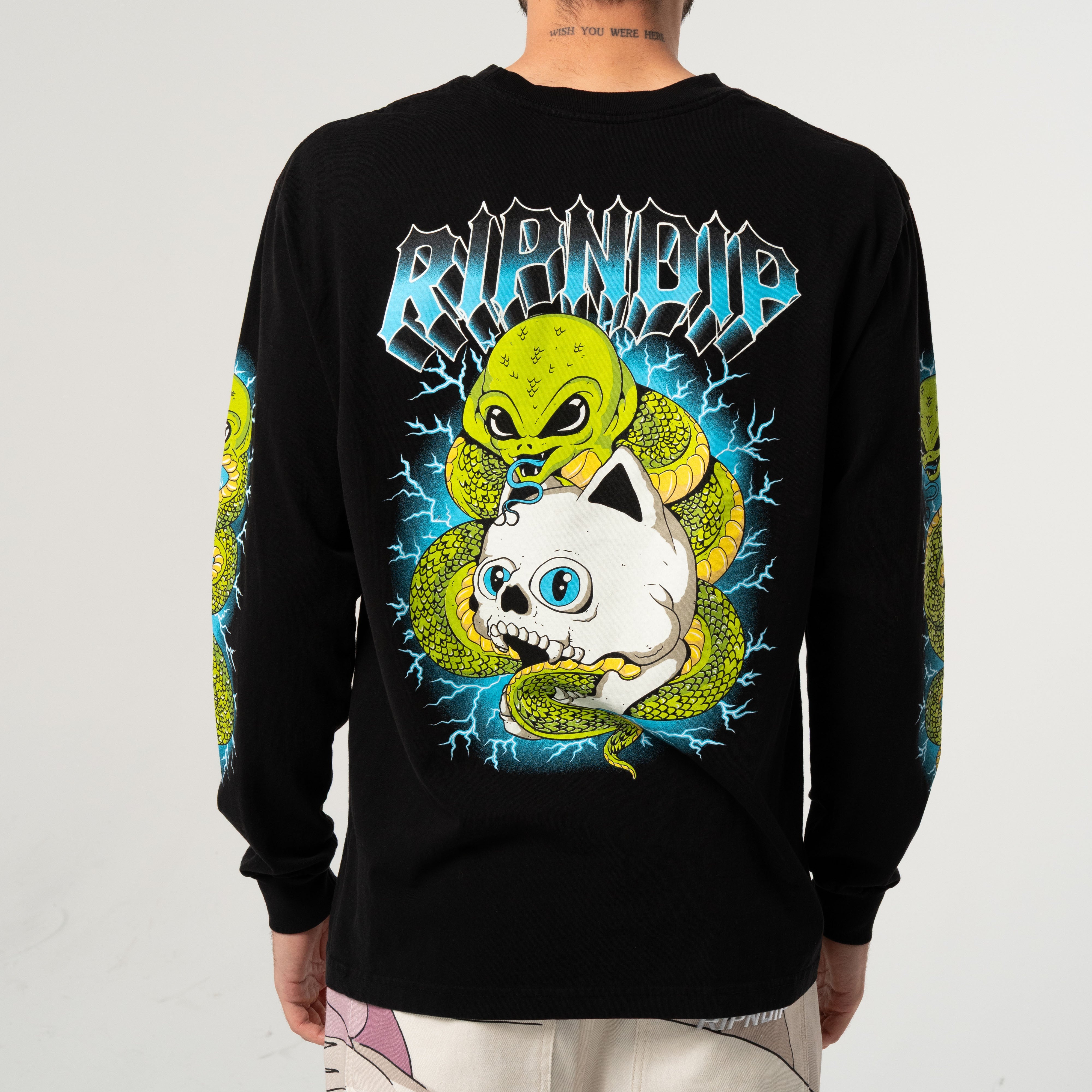 RIPNDIP Skull and Bones Long Sleeve (Black)