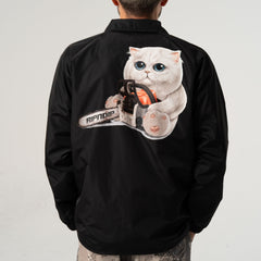 RIPNDIP Find Out Coaches Jacket (Black)